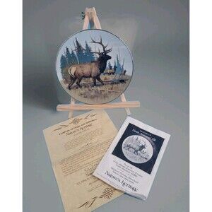 Vintage Nature's Heritage North American Elk  Lee LeBlanc’s  Collector Plate 9